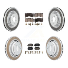 Transit Auto KGT-103345 Disc Brake Kit for 2016 Dodge Charger - Front and Rear