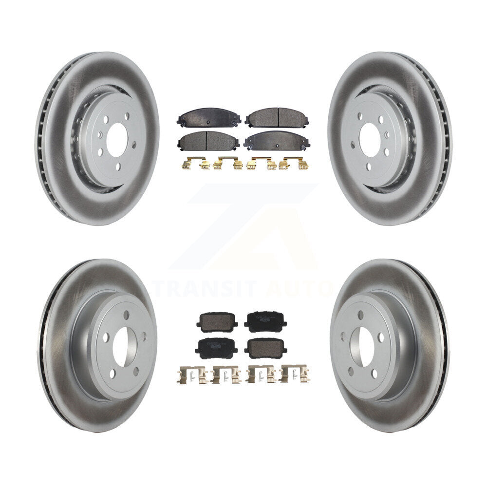 Transit Auto KGT-103346 Disc Brake Kit for 2017-2018 Dodge Charger - Front and Rear