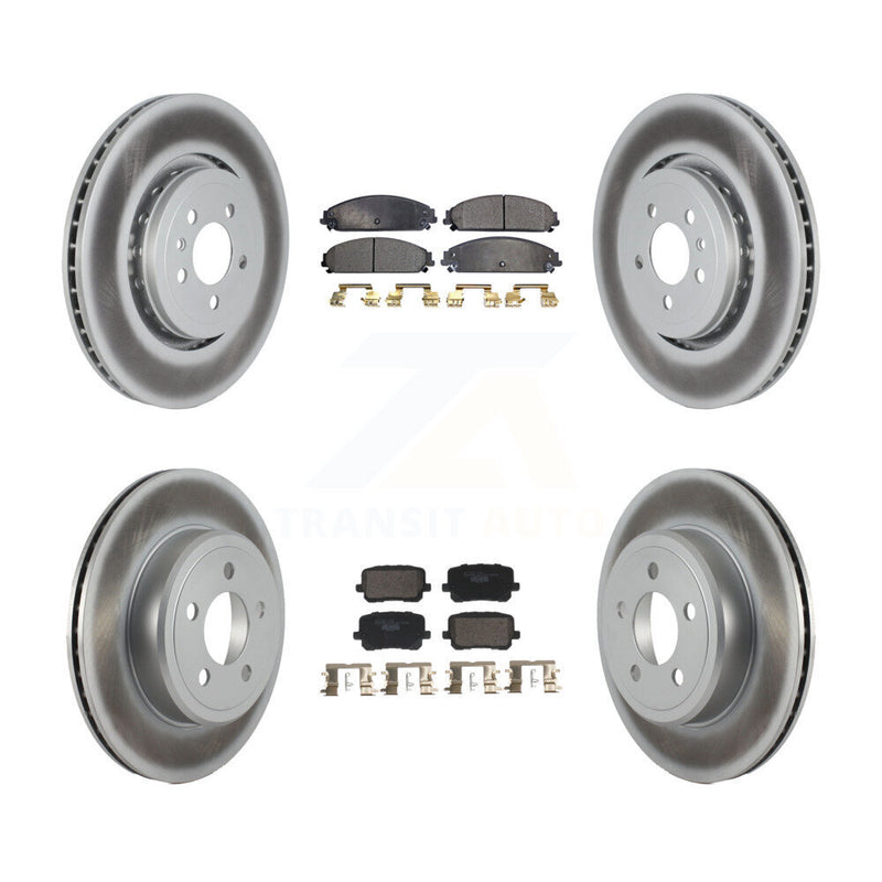 Transit Auto KGT-103346 Disc Brake Kit for 2017-2018 Dodge Charger - Front and Rear