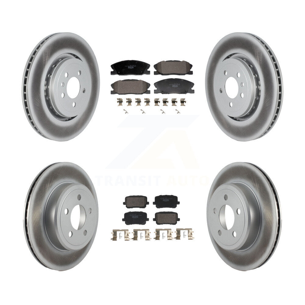 Transit Auto KGT-103347 Disc Brake Kit for 2017-2018 Dodge Charger - Front and Rear