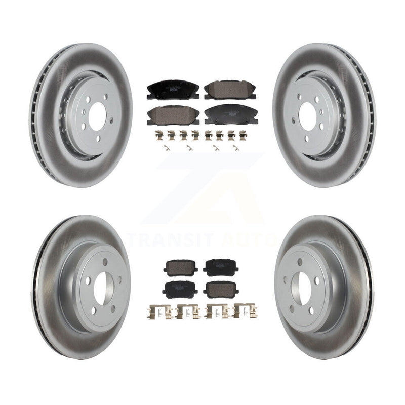 Transit Auto KGT-103347 Disc Brake Kit for 2017-2018 Dodge Charger - Front and Rear
