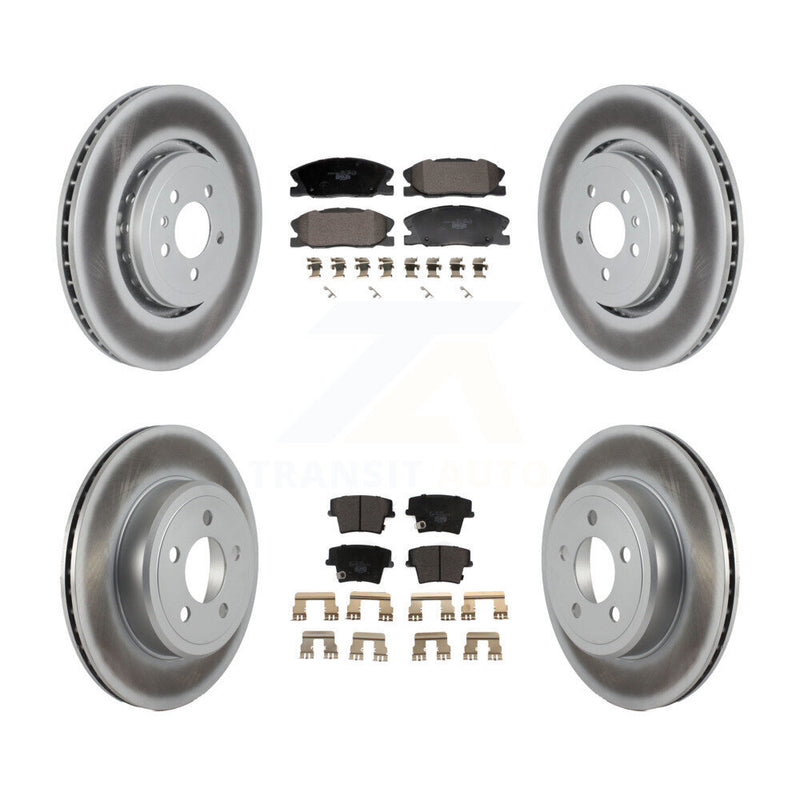 Transit Auto KGT-103348 Disc Brake Kit for 2017-2018 Dodge Charger - Front and Rear