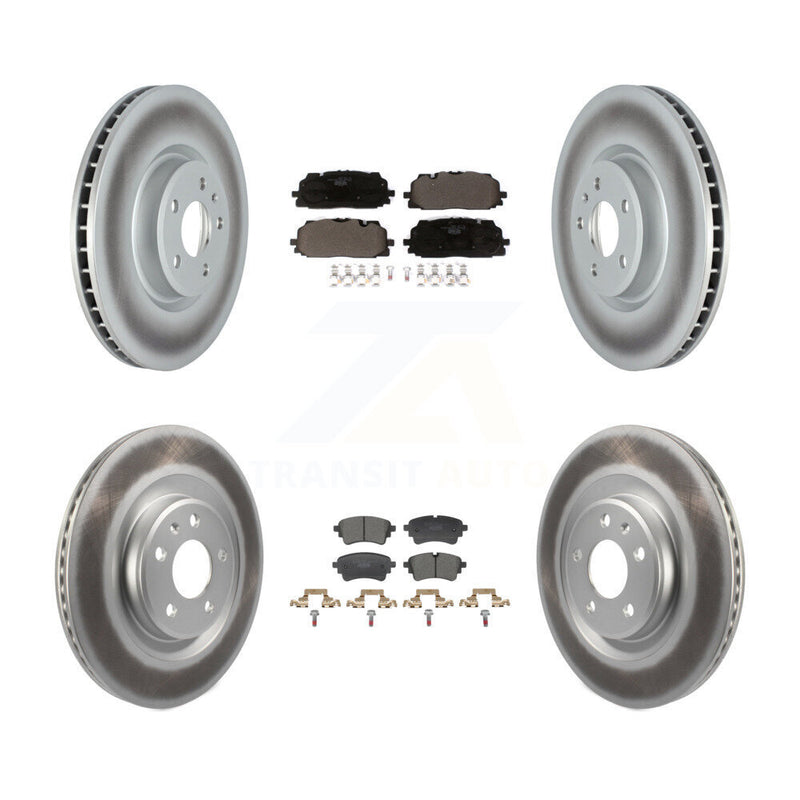 Transit Auto KGT-103353 Disc Brake Kit for 2020-2023 Audi Q5 PHEV, Audi S4 and More - Front and Rear
