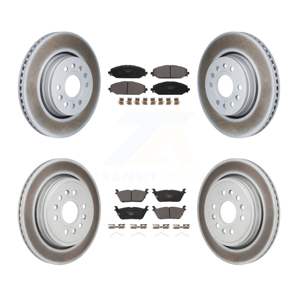 Transit Auto KGT-103359 Disc Brake Kit for 2021-2024 Jeep Grand Wagoneer L, Jeep Wagoneer L and More - Front and Rear