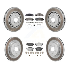 Transit Auto KGT-103362 Disc Brake Kit for 2021-2023 Lexus RZ450e, Subaru Solterra and More - Front and Rear