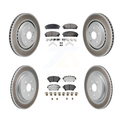 Transit Auto KGT-103363 Disc Brake Kit for 2020-2022 Toyota Highlander - Front and Rear