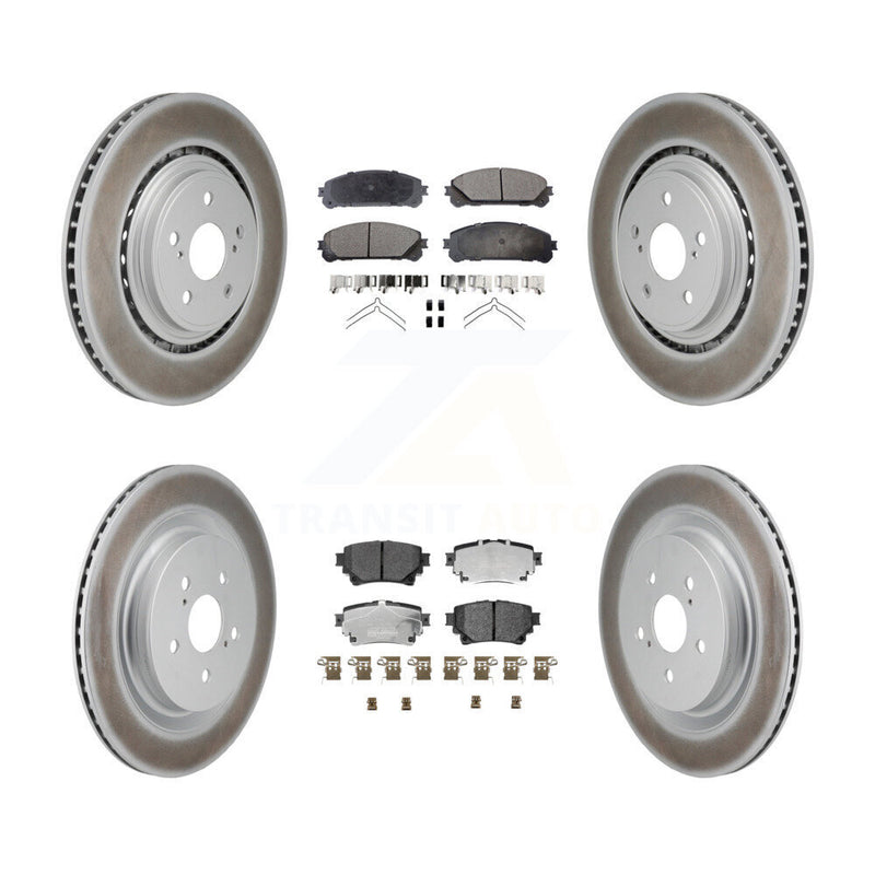Transit Auto KGT-103363 Disc Brake Kit for 2020-2022 Toyota Highlander - Front and Rear