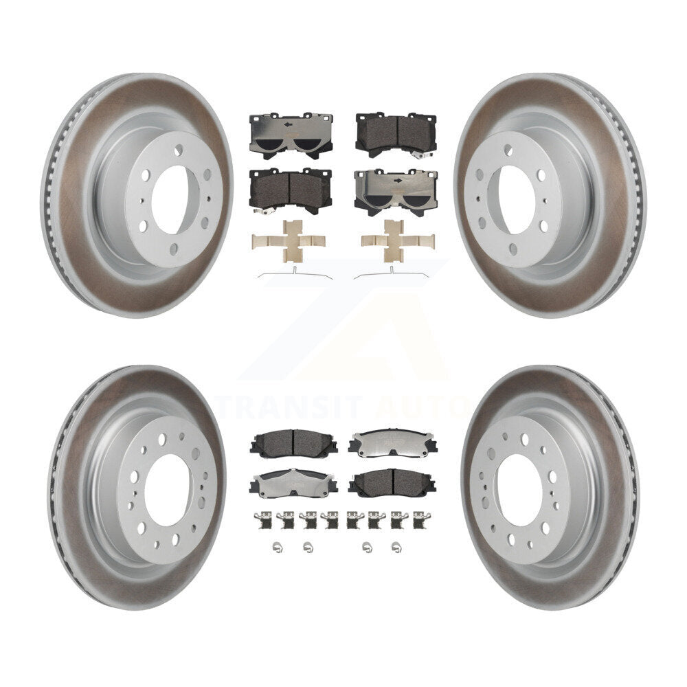 Transit Auto KGT-103365 Disc Brake Kit for 2022-2024 Toyota Sequoia, Lexus LX600, Toyota Tundra - Front and Rear