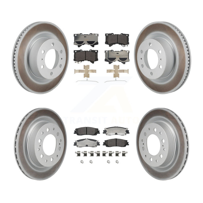 Transit Auto KGT-103365 Disc Brake Kit for 2022-2024 Toyota Sequoia, Lexus LX600, Toyota Tundra - Front and Rear
