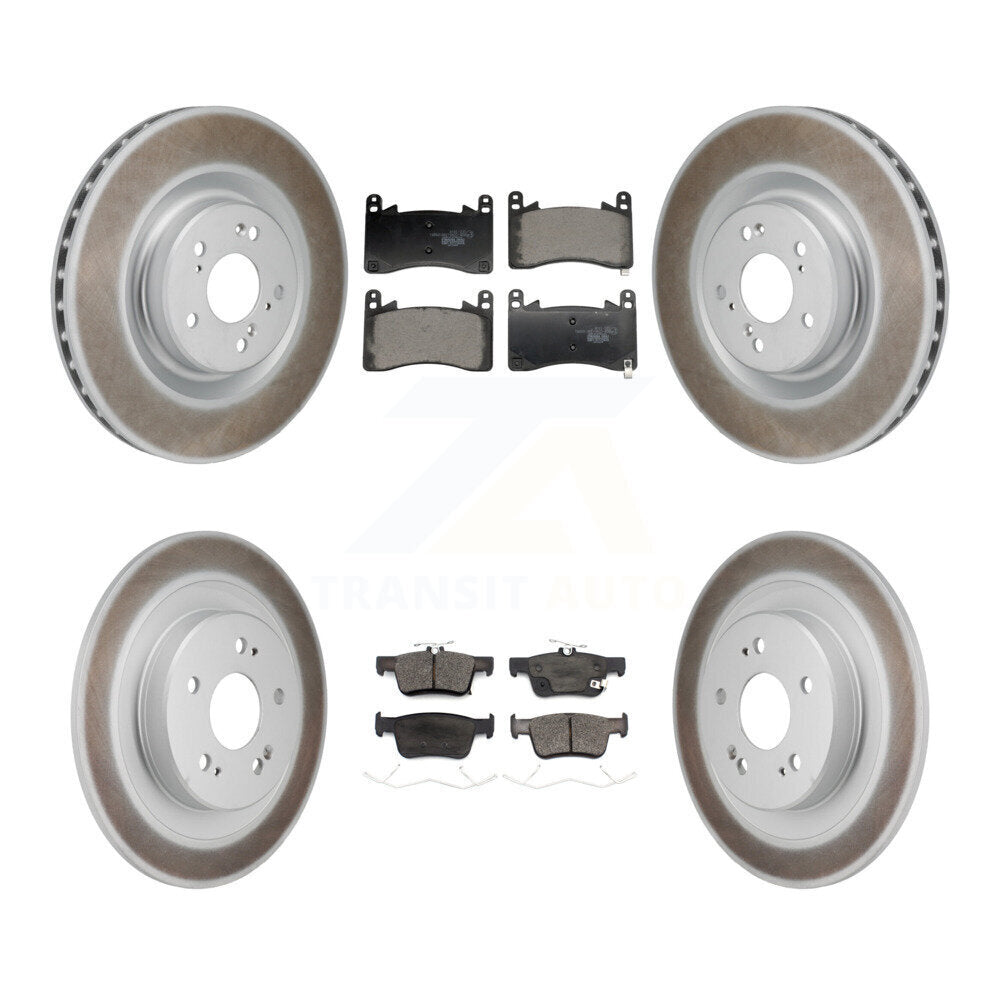 Transit Auto KGT-103371 Disc Brake Kit for 2021-2023 Acura TLX - Front and Rear