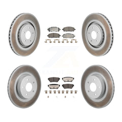 Transit Auto KGT-103373 Disc Brake Kit for 2022-2023 INFINITI QX60, Mitsubishi Outlander, Nissan Pathfinder - Front and Rear