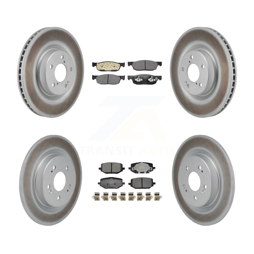 Transit Auto KGT-103376 Disc Brake Kit for 2022-2023 Acura MDX - Front and Rear
