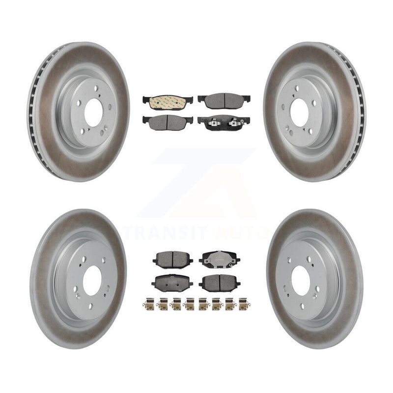 Transit Auto KGT-103376 Disc Brake Kit for 2022-2023 Acura MDX - Front and Rear