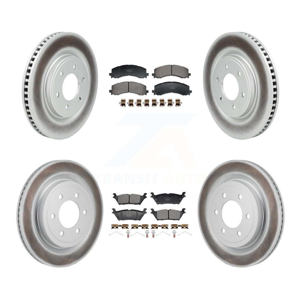 Transit Auto KGT-103377 Disc Brake Kit for 2022-2023 Ford F-150 Lightning - Front and Rear