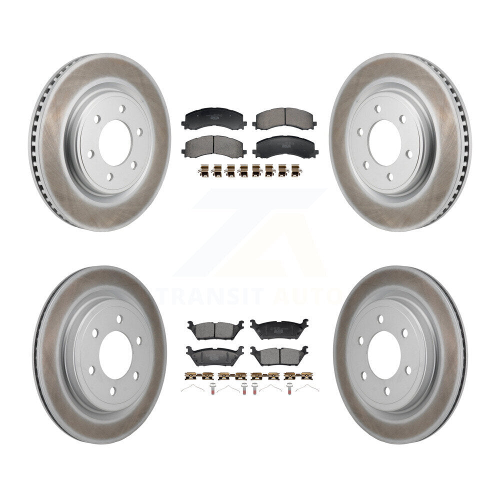 Transit Auto KGT-103378 Disc Brake Kit for 2021-2025 Ford Expedition, Lincoln Navigator, Ford F-150 - Front and Rear