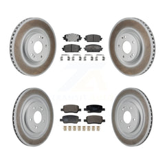 Transit Auto KGT-103381 Disc Brake Kit for 2021-2024 Hyundai Santa Fe, Kia Sorento - Front and Rear