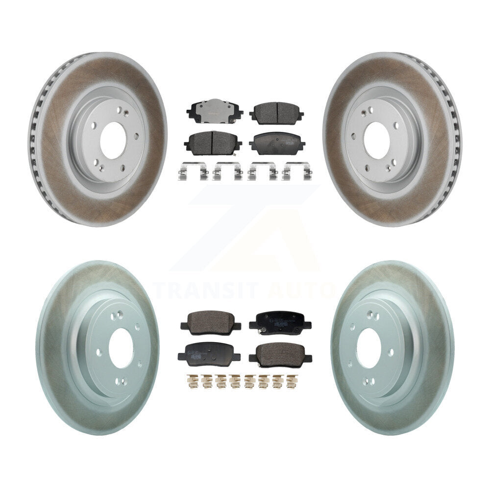 Transit Auto KGT-103382 Disc Brake Kit for 2021-2024 Kia Sorento, Hyundai Santa Fe - Front and Rear
