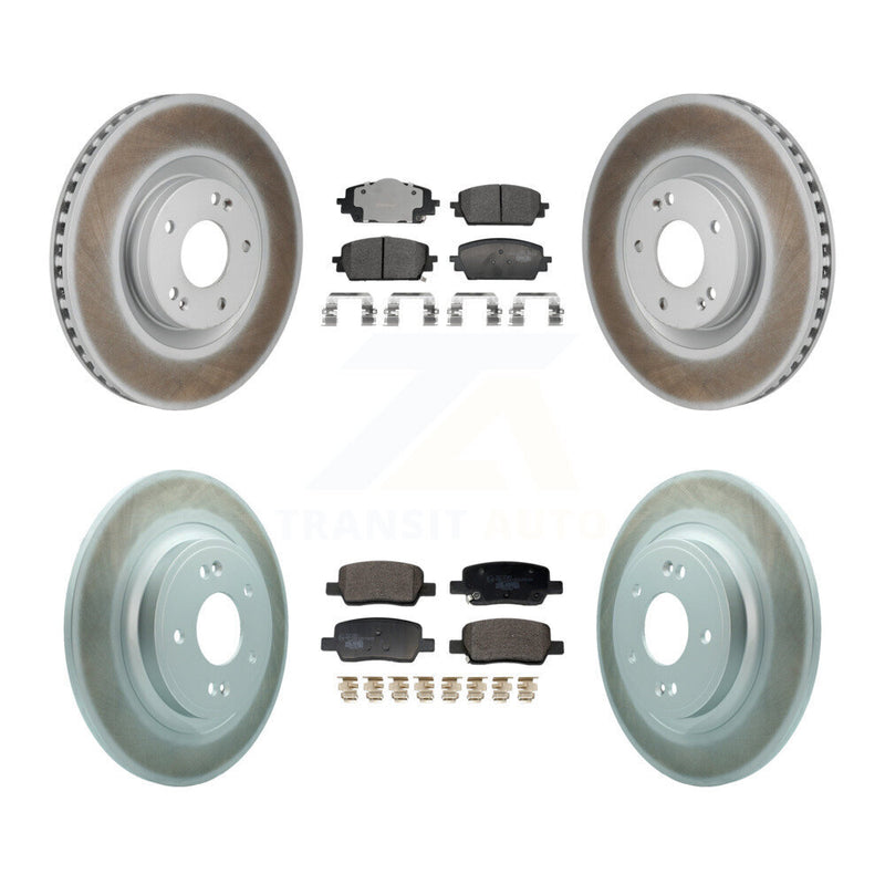 Transit Auto KGT-103382 Disc Brake Kit for 2021-2024 Kia Sorento, Hyundai Santa Fe - Front and Rear