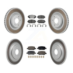 Transit Auto KGT-103383 Disc Brake Kit for 2022-2024 Kia Sorento, Hyundai Santa Cruz - Front and Rear