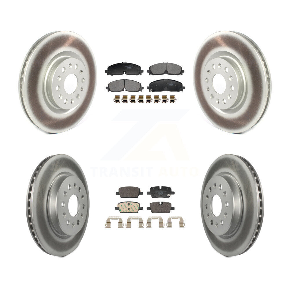 Transit Auto KGT-103385 Disc Brake Kit for 2021 Buick Enclave, Cadillac XT5, Cadillac XT6 - Front and Rear