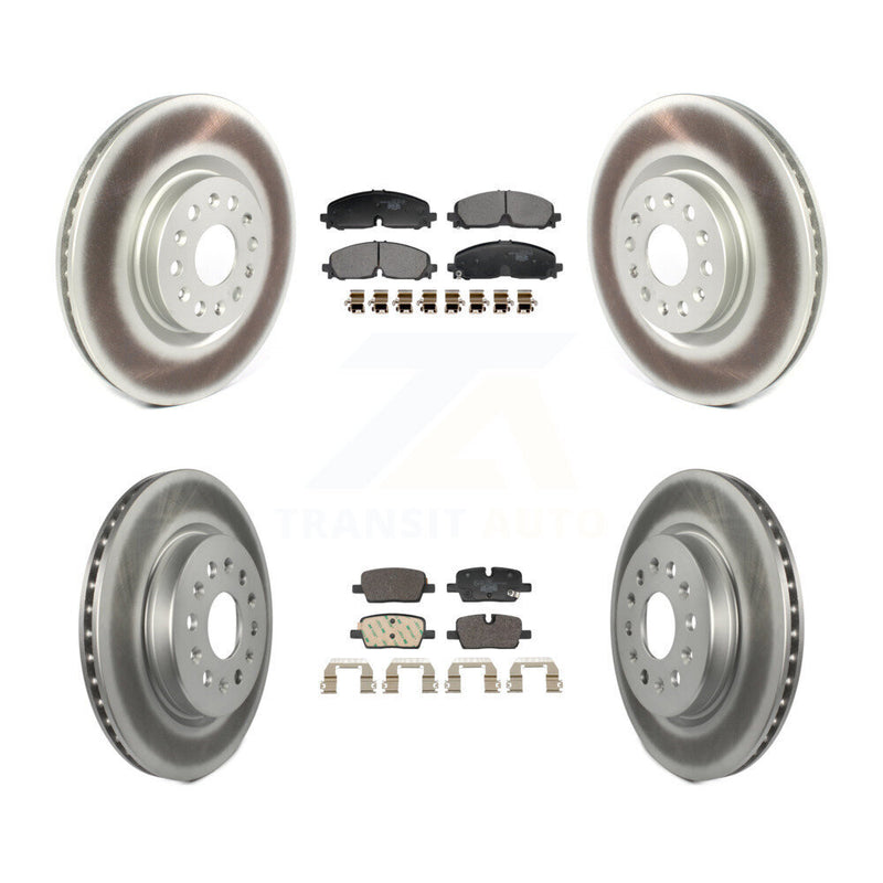 Transit Auto KGT-103385 Disc Brake Kit for 2021 Buick Enclave, Cadillac XT5, Cadillac XT6 - Front and Rear