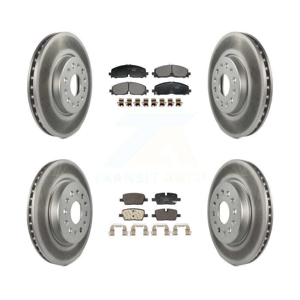 Transit Auto KGT-103386 Disc Brake Kit for 2020-2024 Buick Enclave, Chevrolet Blazer and More - Front and Rear