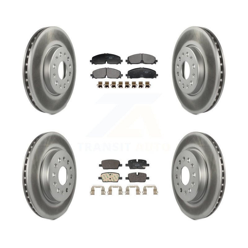 Transit Auto KGT-103386 Disc Brake Kit for 2020-2024 Buick Enclave, Chevrolet Blazer and More - Front and Rear
