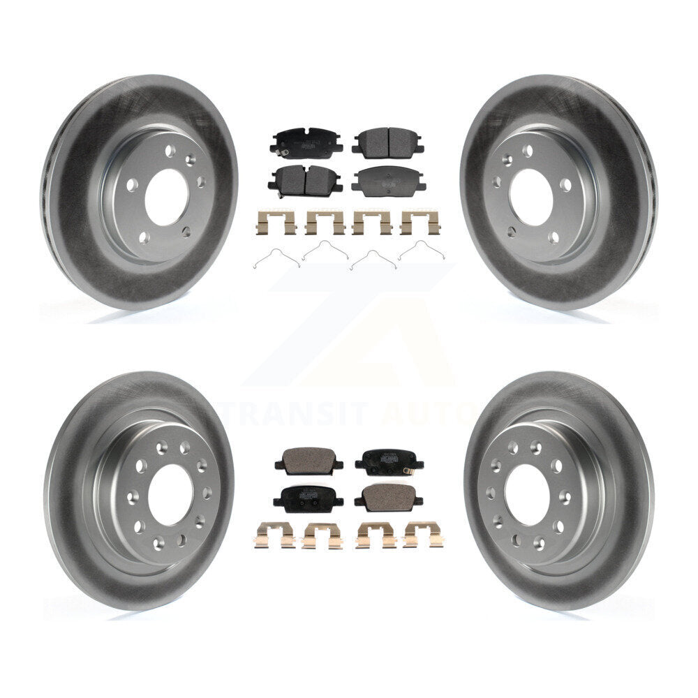 Transit Auto KGT-103390 Disc Brake Kit for 2020-2022 Chevrolet Malibu - Front and Rear