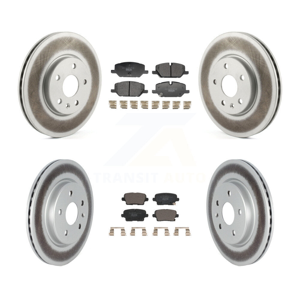 Transit Auto KGT-103391 Disc Brake Kit for 2020-2023 Buick Envision, Cadillac XT4 - Front and Rear