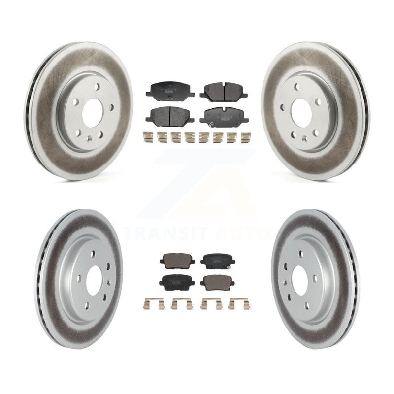 Transit Auto KGT-103391 Disc Brake Kit for 2020-2023 Buick Envision, Cadillac XT4 - Front and Rear