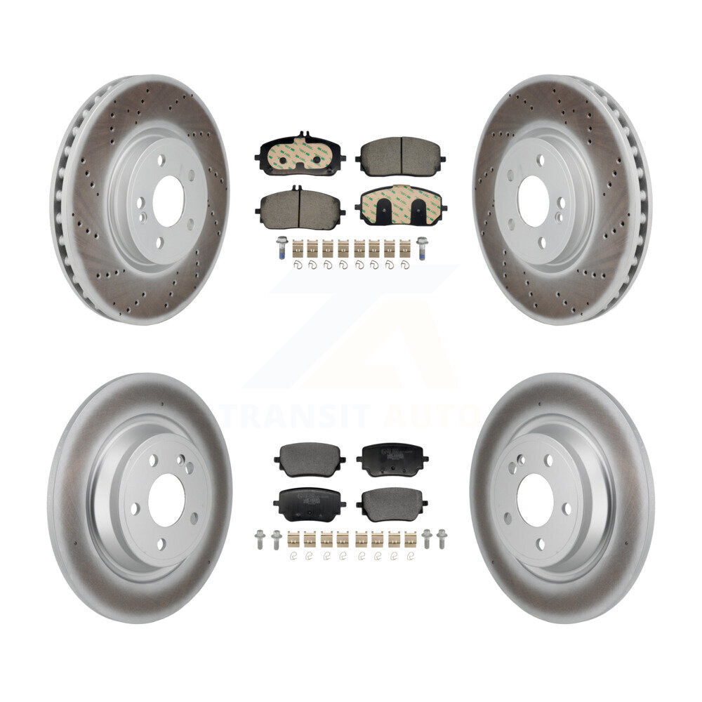 Transit Auto KGT-103395 Disc Brake Kit for 2020-2023 Mercedes-Benz EQB 300, Mercedes-Benz EQB 350, Mercedes-Benz GLB250 - Front and Rear