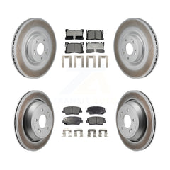 Transit Auto KGT-103401 Disc Brake Kit for 2012-2017 Kia K900, Hyundai Equus - Front and Rear