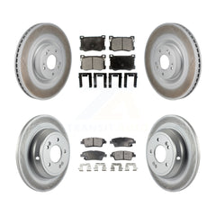 Transit Auto KGT-103402 Disc Brake Kit for 2015-2017 Genesis G80, Hyundai Genesis - Front and Rear
