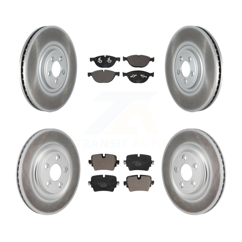 Transit Auto KGT-103408 Disc Brake Kit for 2019 Jaguar XJ - Front and Rear