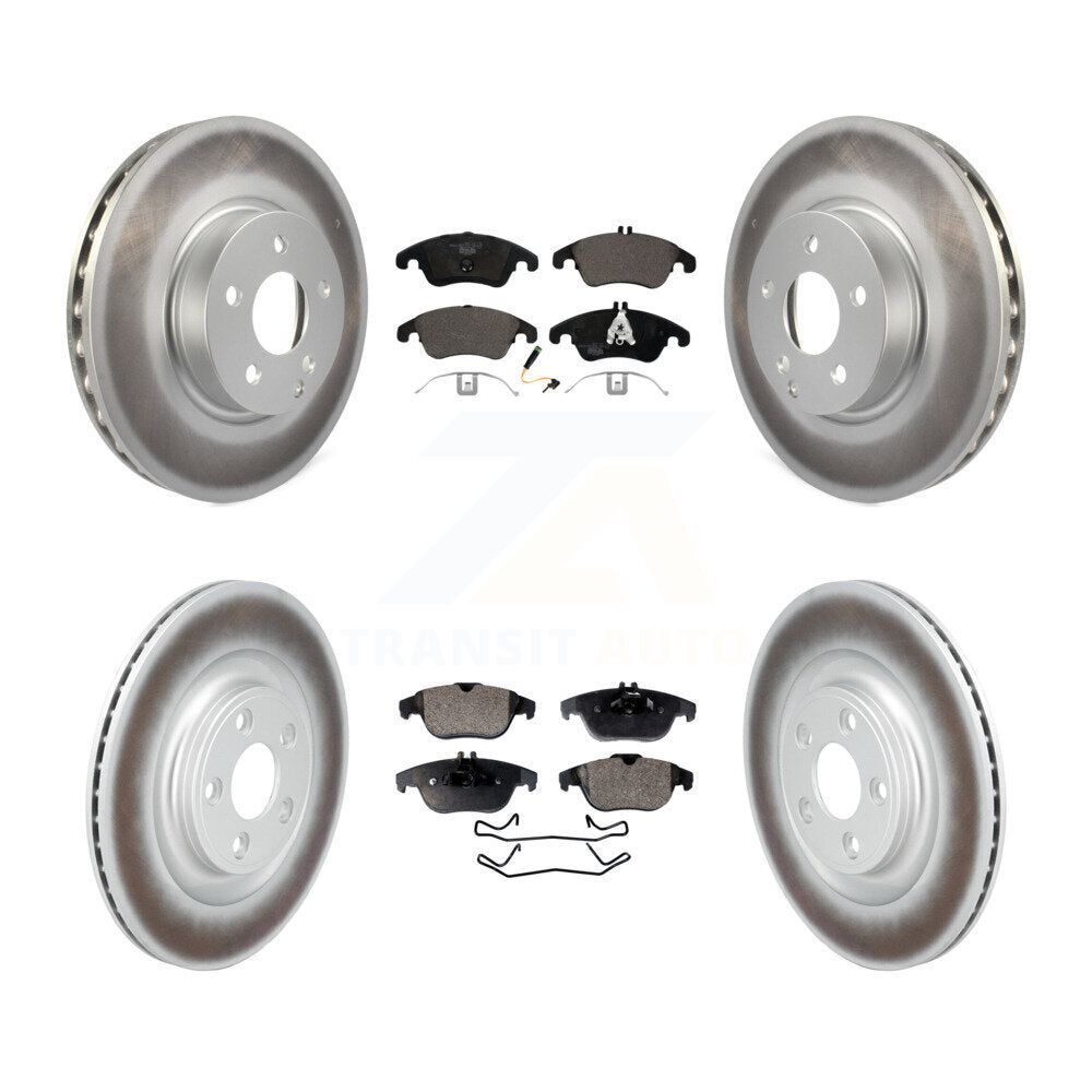 Transit Auto KGT-103409 Disc Brake Kit for 2017 Mercedes-Benz E400 - Front and Rear