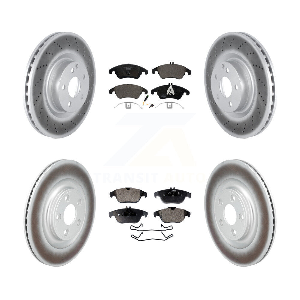 Transit Auto KGT-103410 Disc Brake Kit for 2017 Mercedes-Benz E400 - Front and Rear