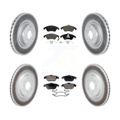 Transit Auto KGT-103410 Disc Brake Kit for 2017 Mercedes-Benz E400 - Front and Rear