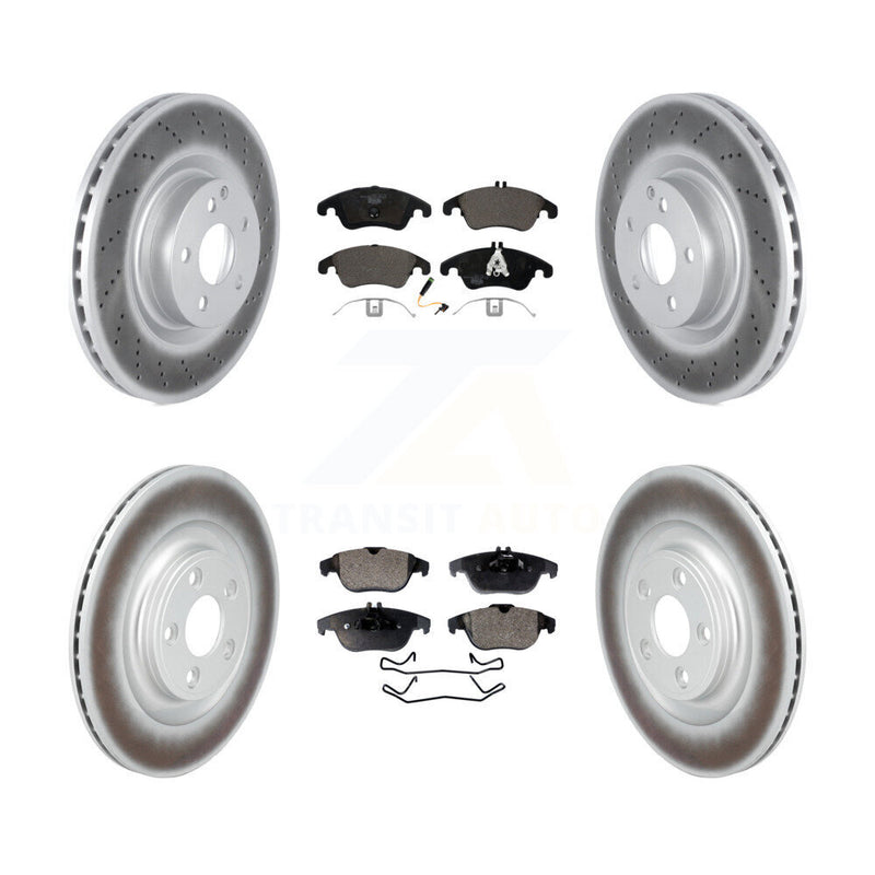 Transit Auto KGT-103410 Disc Brake Kit for 2017 Mercedes-Benz E400 - Front and Rear