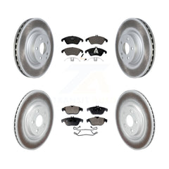 Transit Auto KGT-103411 Disc Brake Kit for 2017 Mercedes-Benz E400 - Front and Rear