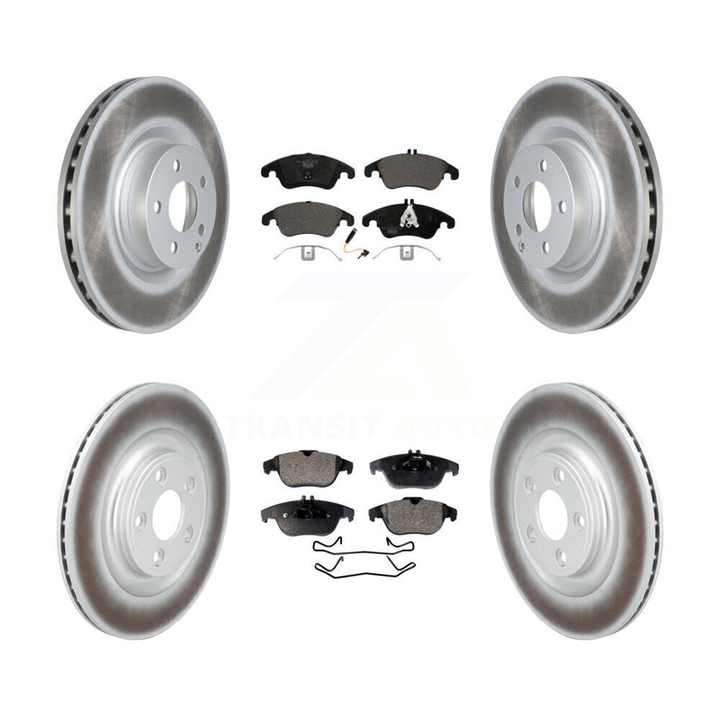 Transit Auto KGT-103411 Disc Brake Kit for 2017 Mercedes-Benz E400 - Front and Rear
