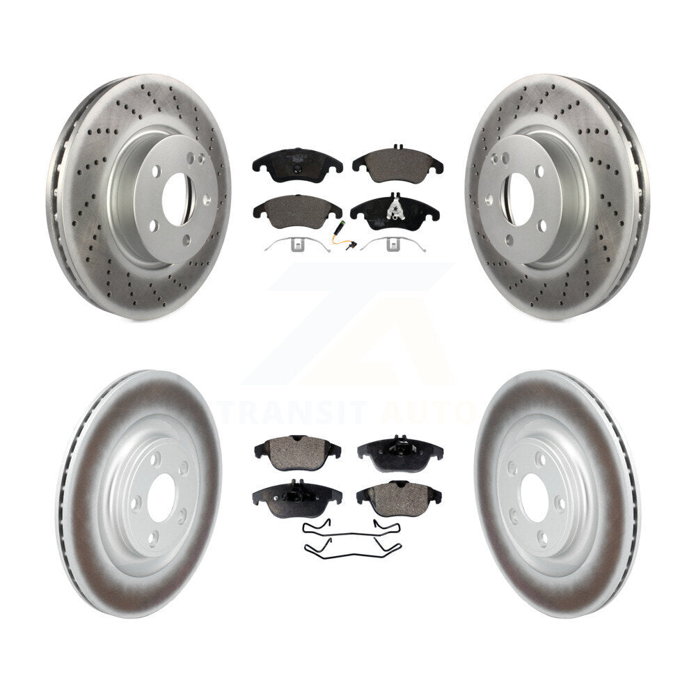 Transit Auto KGT-103412 Disc Brake Kit for 2017 Mercedes-Benz E400 - Front and Rear