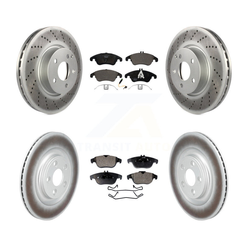 Transit Auto KGT-103412 Disc Brake Kit for 2017 Mercedes-Benz E400 - Front and Rear