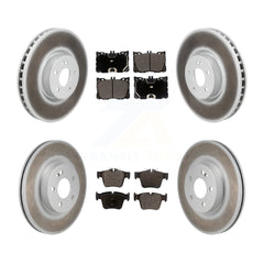 Transit Auto KGT-103414 Disc Brake Kit for 2016-2023 Mercedes-Benz C43 AMG, Mercedes-Benz GLC350e and More - Front and Rear