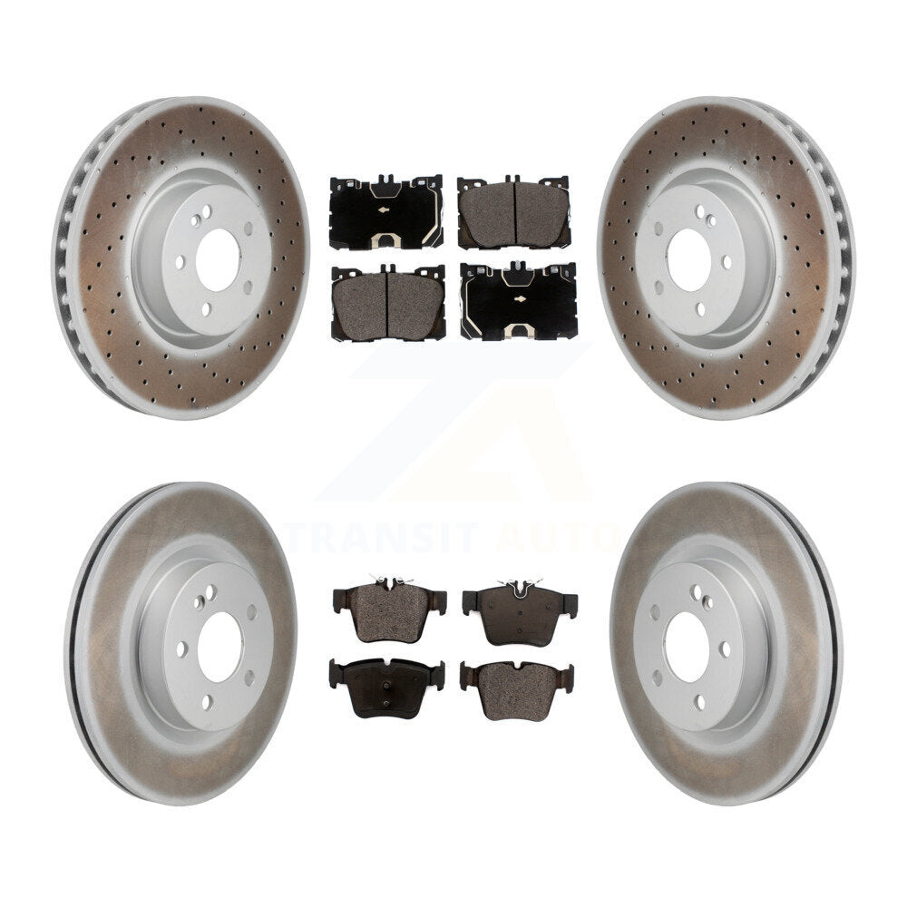 Transit Auto KGT-103415 Disc Brake Kit for 2016-2023 Mercedes-Benz C43 AMG, Mercedes-Benz GLC350e and More - Front and Rear