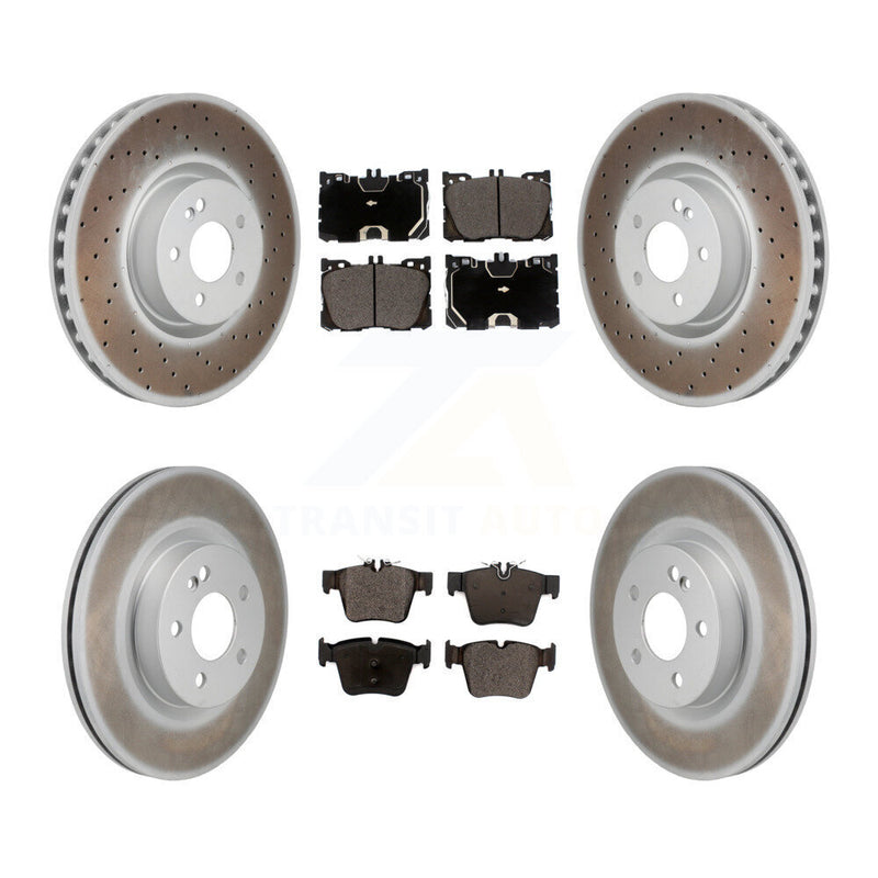 Transit Auto KGT-103415 Disc Brake Kit for 2016-2023 Mercedes-Benz C43 AMG, Mercedes-Benz GLC350e and More - Front and Rear