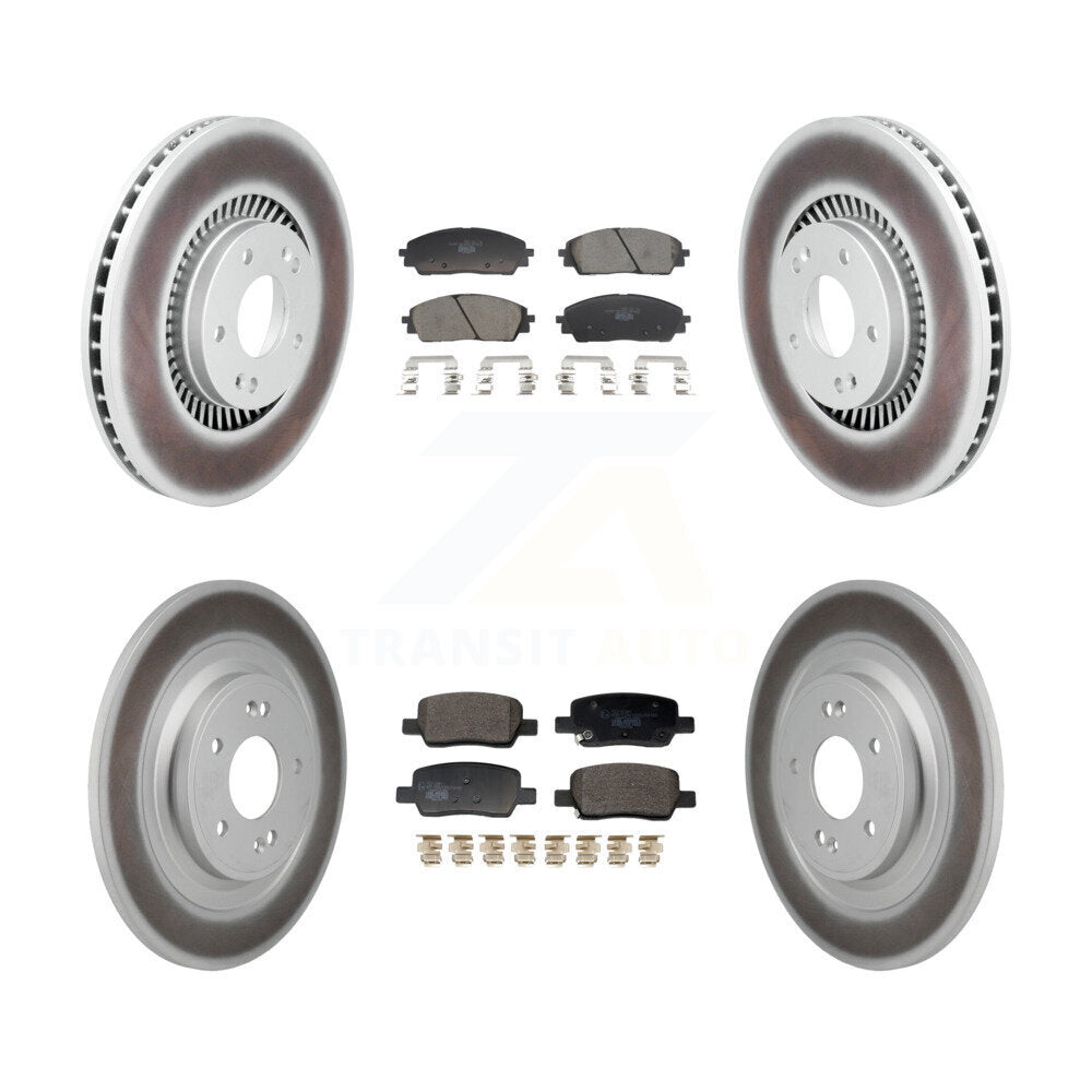 Transit Auto KGT-103416 Disc Brake Kit for 2022-2024 Kia Carnival - Front and Rear
