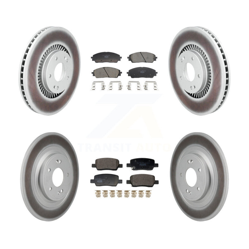 Transit Auto KGT-103416 Disc Brake Kit for 2022-2024 Kia Carnival - Front and Rear