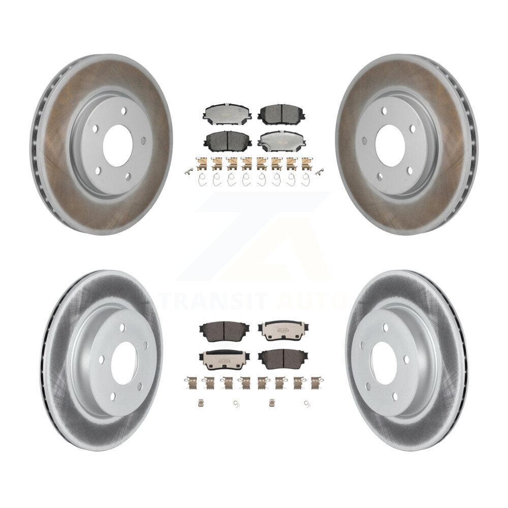 Transit Auto KGT-103417 Disc Brake Kit for 2022-2023 Nissan Rogue - Front and Rear