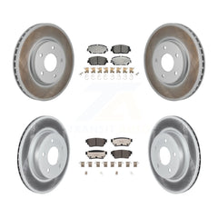 Transit Auto KGT-103417 Disc Brake Kit for 2022-2023 Nissan Rogue - Front and Rear