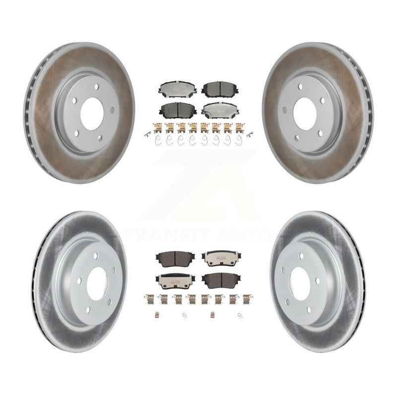 Transit Auto KGT-103417 Disc Brake Kit for 2022-2023 Nissan Rogue - Front and Rear
